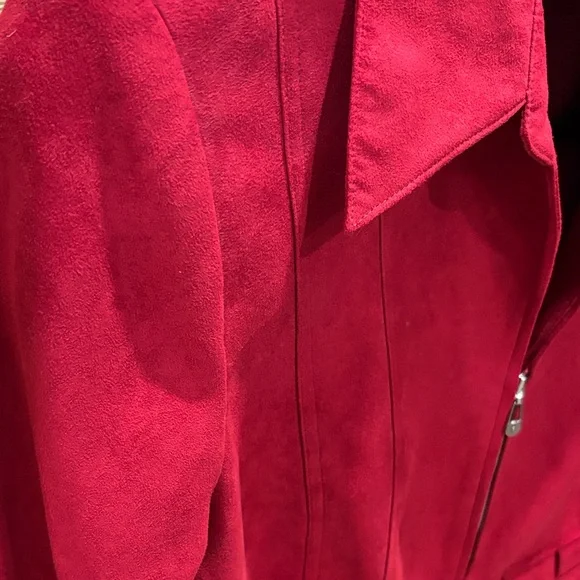 Women's Red Jacket - Picture 3 of 4